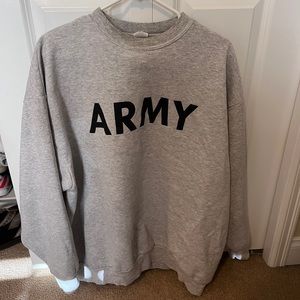 Vintage ARMY oversized pullover